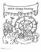 Coloring Fair County Pages Contest Sheet Getcolorings Printable Color sketch template