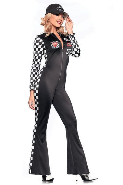 Be Wicked 2pc Sexy Racer Race Car Driver Jumpsuit Women S Costume Bw839