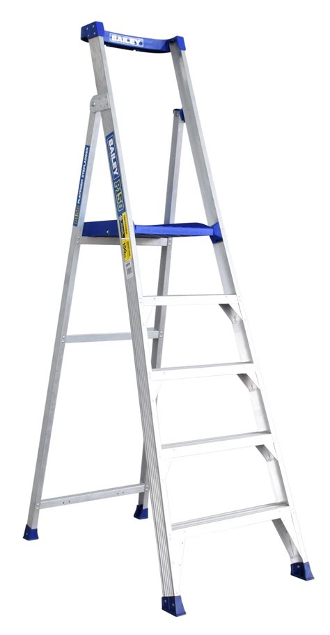 platform ladders bailey p aluminium kg platform  steps  jumbo ladders