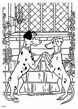 101 Coloring Dalmatians Pages Pongo Perdita Disney Holding Hands Kids Color Book Print Online Eu Halloween Dalmatian Hellokids Coloriage Fun sketch template