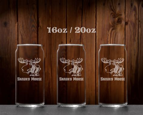 personalized beer  glasses custom etched pint glasses etsy