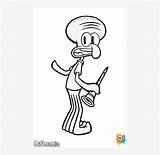 Calamardo Squidward Tentacles Reaches Tentaculos Seekpng sketch template