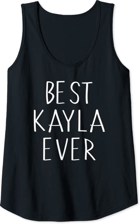 womens best kayla ever shirt funny personalized first name