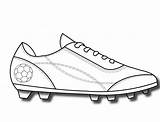 Football Soccer Boots Coloring Cleats Drawing Pages Cup Kids Colouring Foot Nike Cleat Print Voetbal Team Kits Printable Sport Own sketch template
