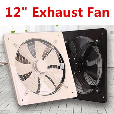 black   exhaust fan high speed air extractor window ventilation fan  kitchen ventilator