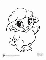Coloring Baby Animal Pages Leapfrog Printable Kids Sheep Frog Children sketch template