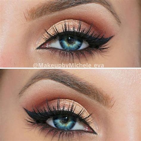 awesome eye makeup   blue eyes pretty designs