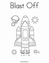 Space Coloring Shuttle Blast Off Worksheet Preschool Pages Kids Twistynoodle Printable Sheets Planet Activities Ready Template Fly Come Print Outer sketch template