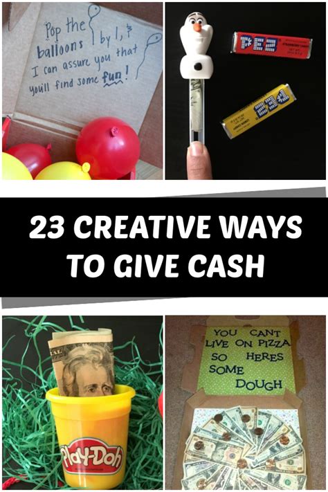 creative ways  give money craft