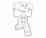 Minecraft Coloring Pages Mobs Printable Getdrawings sketch template