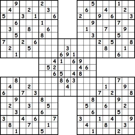 sudoku puzzle types