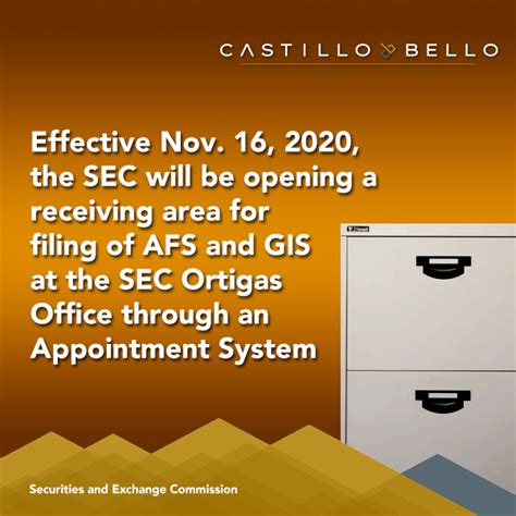 sec express submission appointment system