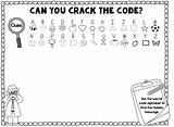 Secret Code Crack Own Create Alphabet Students Use Hidden Game Games Coded Find Editable Kids Message Worksheets Printable Board Template sketch template
