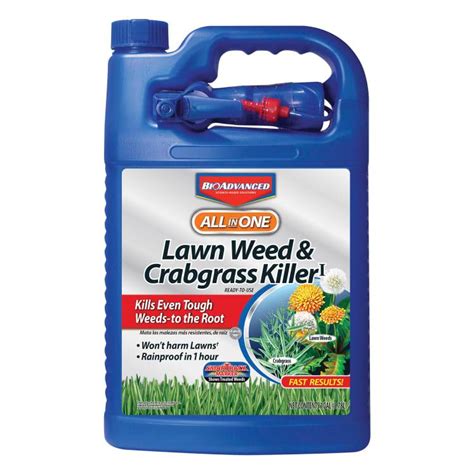 Bioadvanced 1 Gal All In One Lawn Weed And Crabgrass Killer By