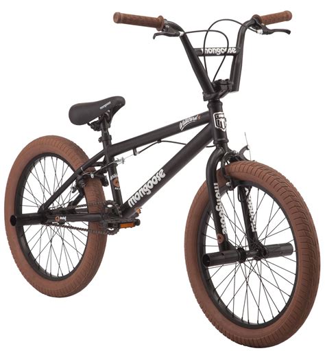 mongoose wildcard bmx freestyle bike  wheels black walmart canada