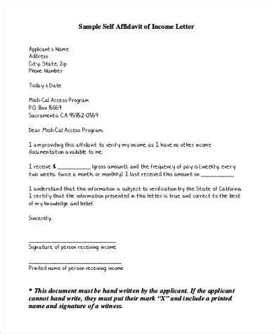 affidavit form samples   ms word excel