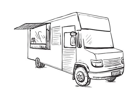 food truck food illustrations creative market