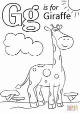Letter Coloring Giraffe Pages Preschoolers Printable Alphabet Color Preschool Supercoloring Kids Abc Words Worksheets Thunderbirds Getdrawings Nyan Cat Crafts Dot sketch template