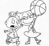 Coloring Pages Nick Jr Basketball Popular Print sketch template