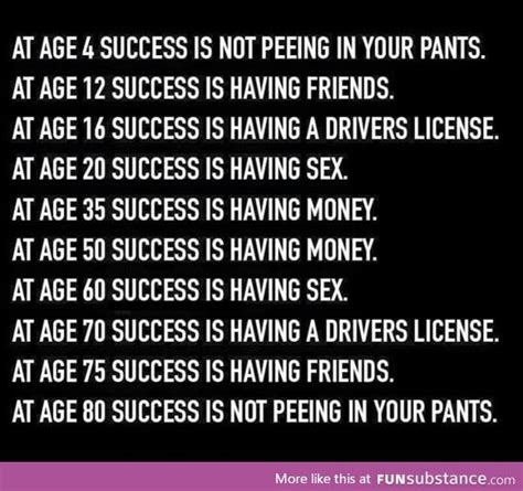 success during different stages of life funsubstance