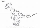 Deinonychus Dinosaur Derek Coloring Cryolophosaurus sketch template