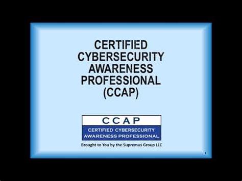 certified cybersecurity awareness professional certification sample