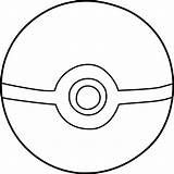 Pokeball Poke Pokémon Otaquin Coloringpages101 Gratuit Dibujosonline Majestic sketch template