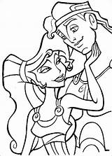 Disney Coloring Pages Kids Outlines Hercules sketch template