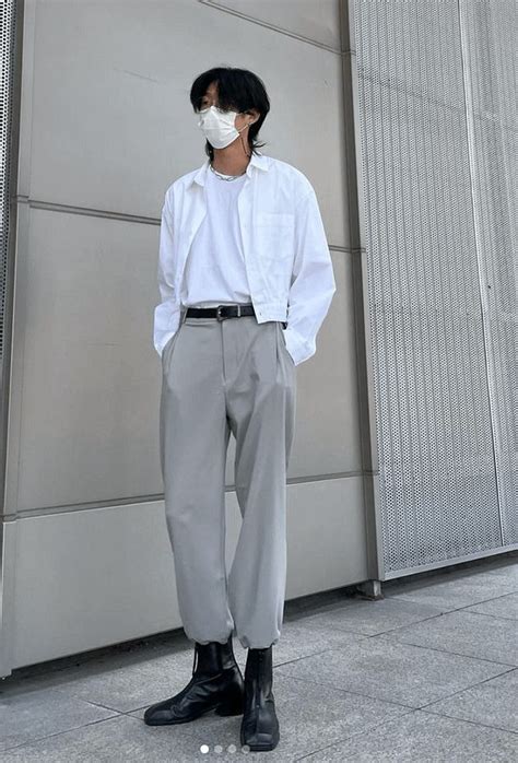 Korean Men’s Fashion Aesthetic 2022 Korean Street Fashion Men Asian