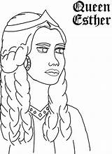 Esther Queen Coloring Pages Kids Printable Color Colouring Getcolorings Sheets Bible Print Getdrawings Choose Board sketch template