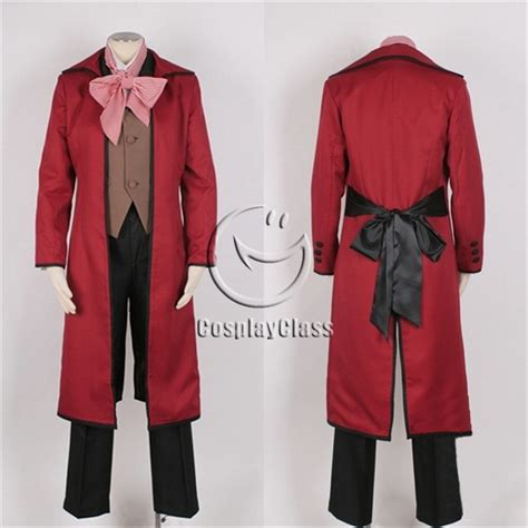 Black Butler Grell Sutcliff Red Cosplay Costume Cosplayclass