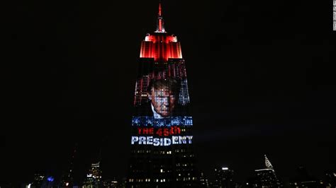 empire state building  trump  named president elect pics