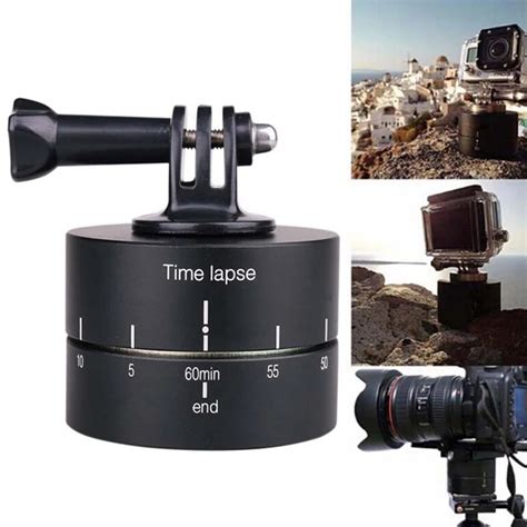 buy  pro time lapse stabilizer  degree rotating panorama tripod head