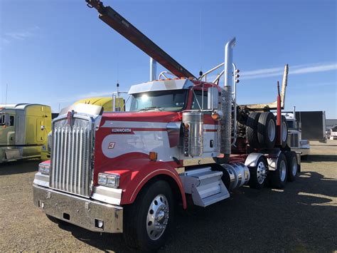 log trucks  sale pape kenworth