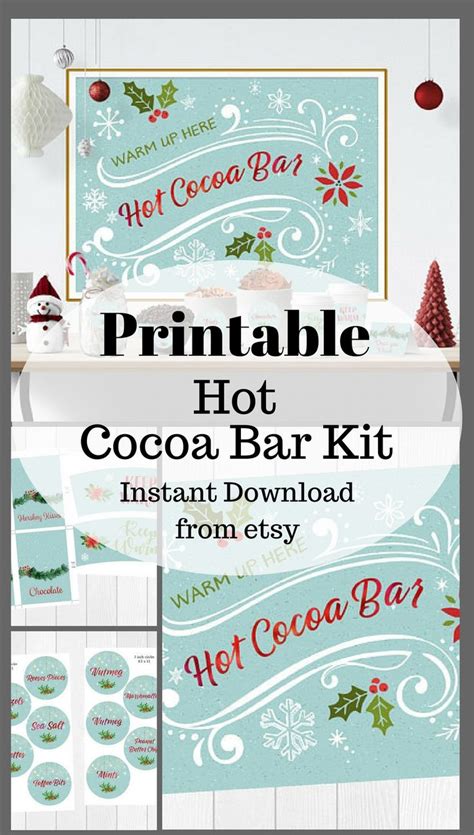 printable hot cocoa kit