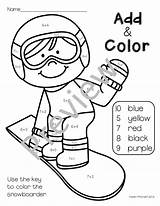 Winter Sports Coloring Pages Color Themed Olympics Preschool Sport Activities Kids Math Printables Graphing Add Worksheets Olympic Printable Kindergarten Extending sketch template