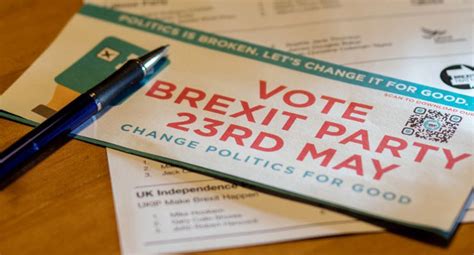 brexit party doubles uk european election poll lead channels television
