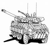 Militaire Guerre Coloriages Transport Vehicule Véhicule Armes Arme Danieguto Chantier sketch template