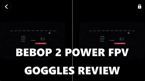 bebop  power fpv goggles review youtube