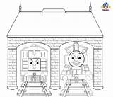 Thomas Coloring Pages Train Printable Kids Engine Toby Fun Friends Tank Railway Childrens Steam Tram Online Mavis Print Toys Games sketch template