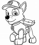 Coloring Paw Patrol Marshall Pages Sheets sketch template