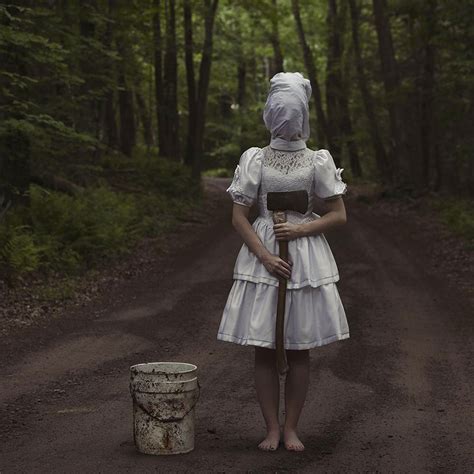 creepy photographs  faceless people    invade  darkest dreams demilked