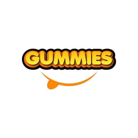 premium vector gummies logo design gummies icon gummies vector