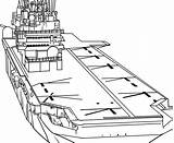 Navy Coloring Aircraft Carrier Drawing Pages Ship Naval Warship Getdrawings Pencil Print Getcolorings Book sketch template