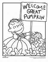 Coloring Pages Peanuts Thanksgiving Snoopy Halloween Popular sketch template