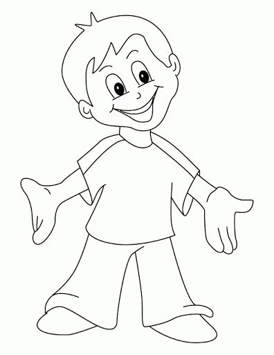 coloring pages happy boy emotions coloring pages