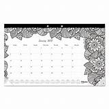 Desk Calendar Pad Coloring Choose Board Pages Color sketch template