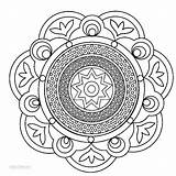 Mandala Pages Coloring Kids Cool2bkids sketch template