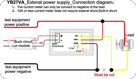 yb27va dc 0 300v 0 100v 1a 10a digital led volt ampere voltage current