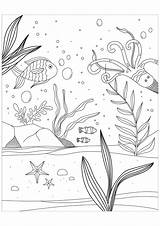 Coloring Pisces Pages Print Printable Color Kids sketch template